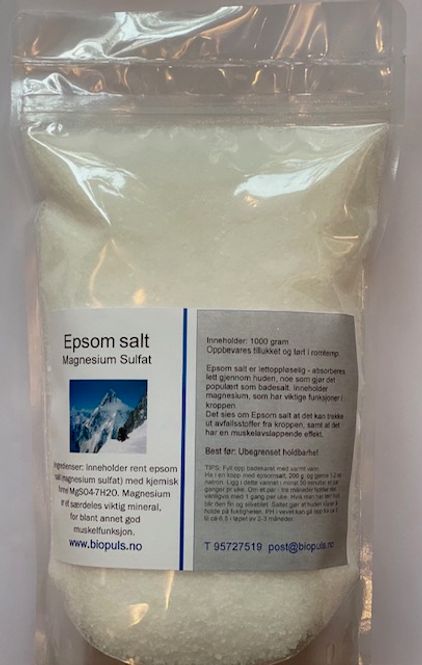 Hovedbilde Epsom Salt, 1 kg