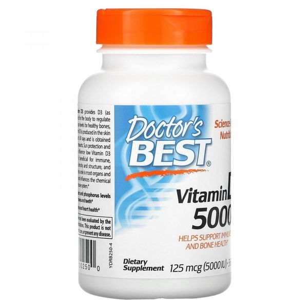 Hovedbilde Vitamin D3 -5000 IU. 360 kps.